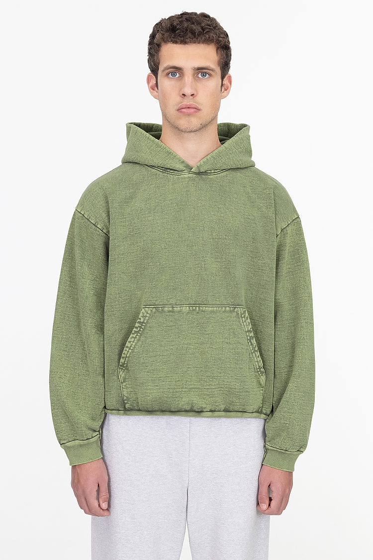 Los Angeles Apparel HF09MW L/S MW HF Hooded PO 14 oz
