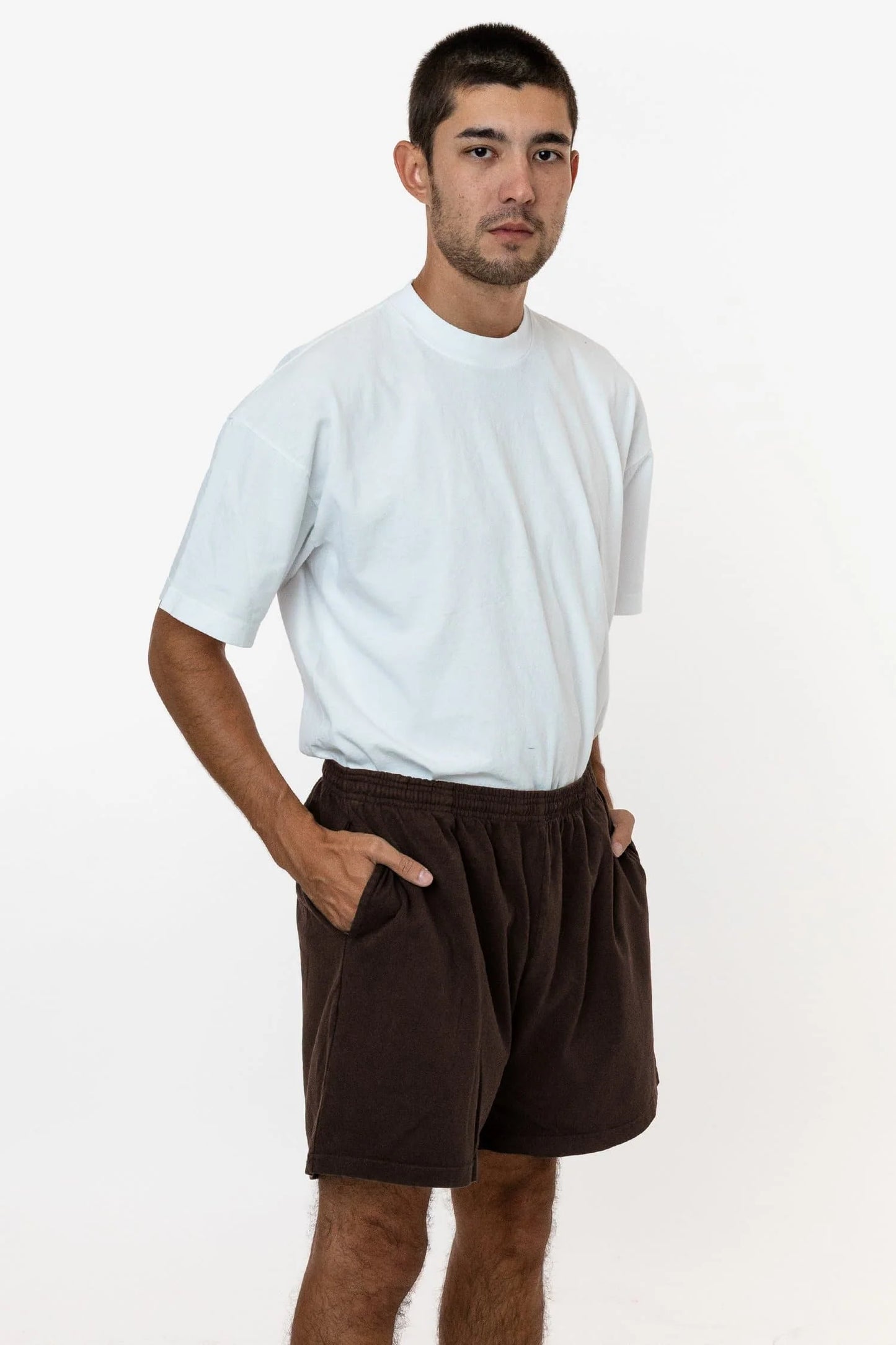 Los Angeles Apparel - 1242GD - Heavy Jersey Garment Dye Gym Shorts