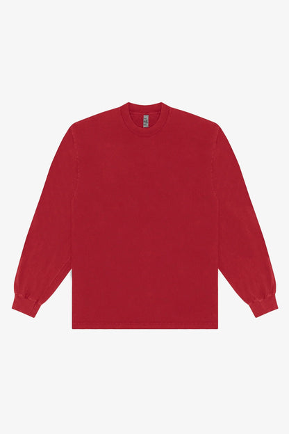 Los Angeles Apparel -1807GD-A - 6.5oz Long Sleeve Garment Dye Crew Neck T-Shirt