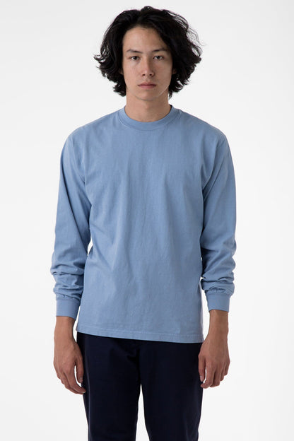 Los Angeles Apparel - 1807GD-B - 6.5oz Long Sleeve Garment Dye Crew Neck T-Shirt (More colors)