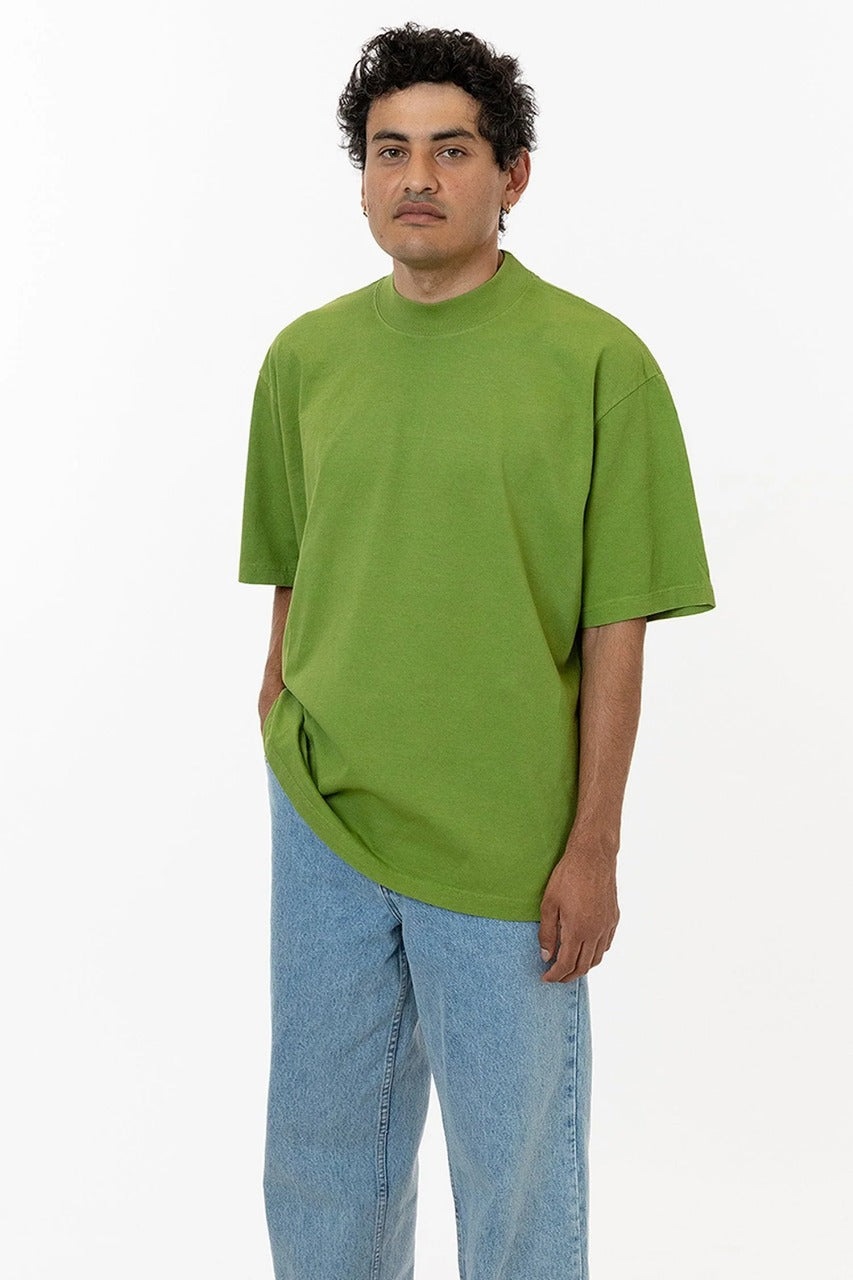 LA Apparel 1825GD - Oversized Short Sleeve High Mockneck T-shirt