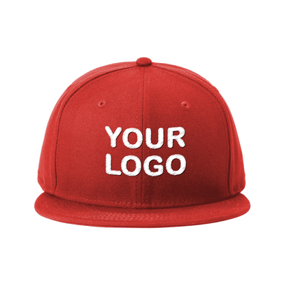 New Era NE4020 Standard Fit Flat Bill Snapback Cap