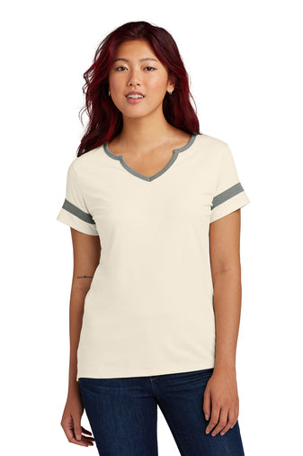 LST6041 Sport-Tek Ladies Halftime Notch Neck Tee