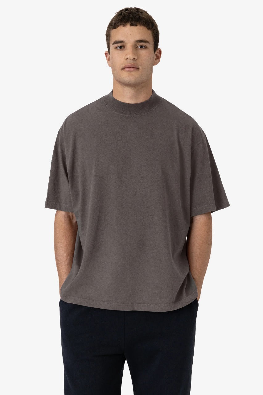 LA Apparel 1825GD - Oversized Short Sleeve High Mockneck T-shirt