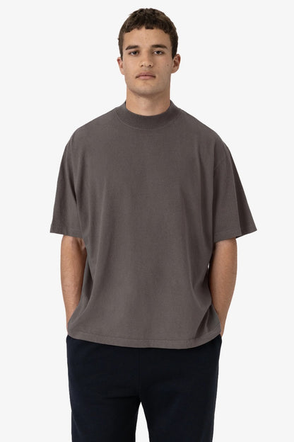 LA Apparel 1825GD - Oversized Short Sleeve High Mockneck T-shirt