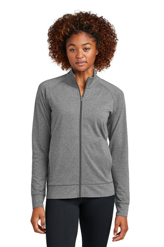LST857  Sport-Tek Ladies Sport-Wick Stretch Full-Zip Cadet Jacket