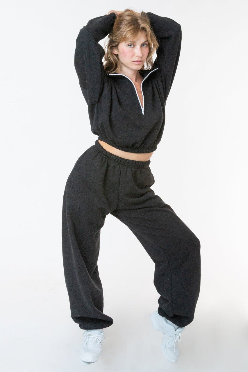 LA Apparel F394 - Flex Fleece High Waist Sweatpants