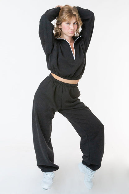 LA Apparel F394 - Flex Fleece High Waist Sweatpants