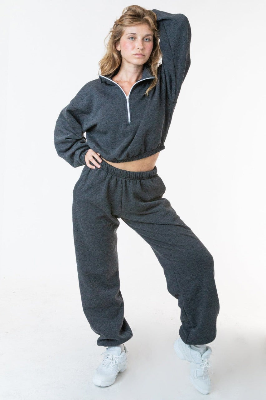 LA Apparel F394 - Flex Fleece High Waist Sweatpants