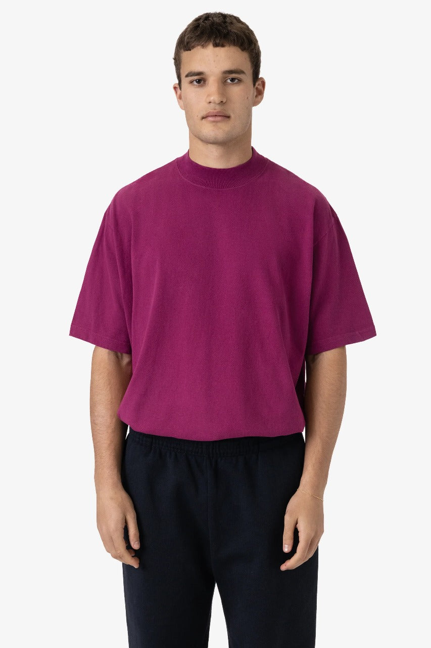 LA Apparel 1825GD - Oversized Short Sleeve High Mockneck T-shirt