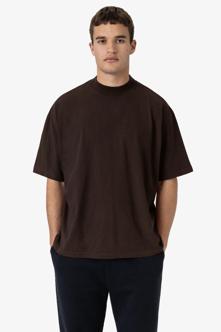 LA Apparel 1825GD - Oversized Short Sleeve High Mockneck T-shirt