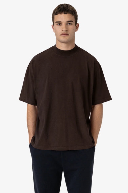 LA Apparel 1825GD - Oversized Short Sleeve High Mockneck T-shirt