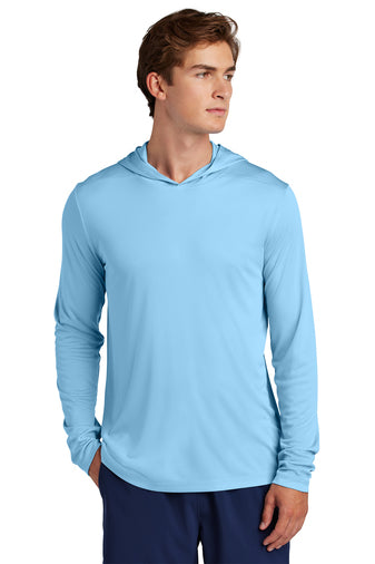 ST420LSH Sport-Tek Posi-UV Pro Long Sleeve Hoodie