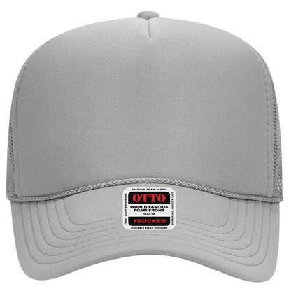 OTTO CAP 5 Panel Mid Profile Mesh Back Trucker Hat