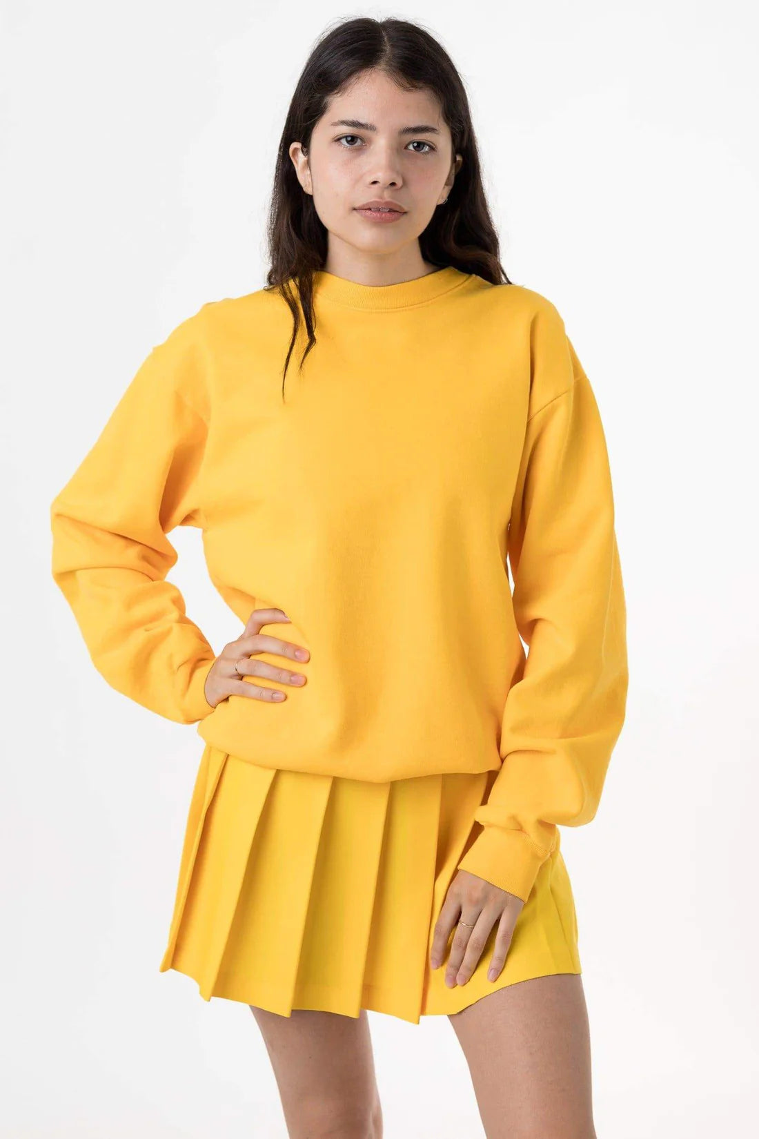 Los Angeles Apparel - HF07GD Mix - Heavy Fleece Pullover Crewneck Sweatshirt