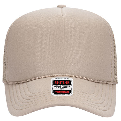 OTTO CAP 5 Panel Mid Profile Mesh Back Trucker Hat