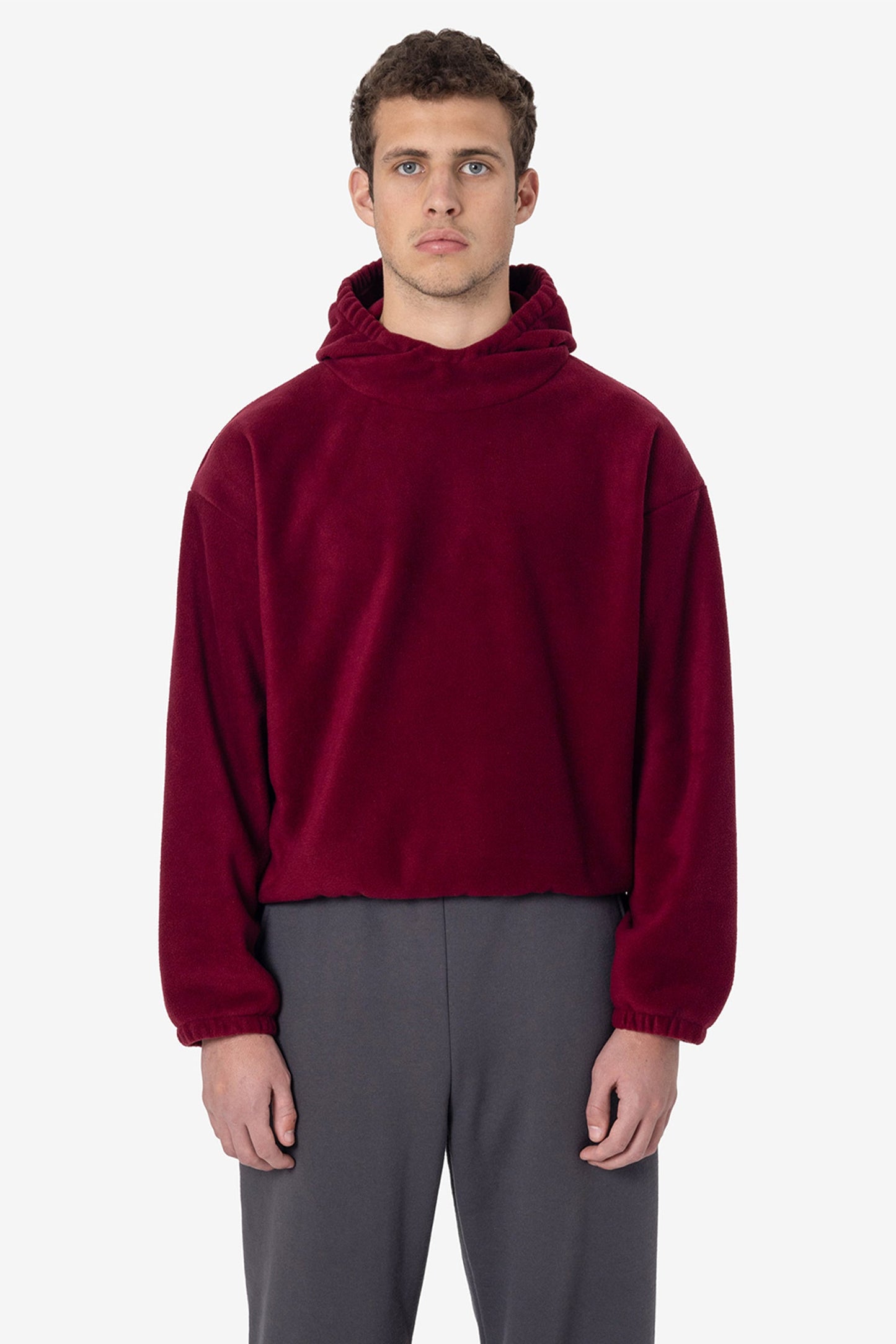LA Apparel PF409 - Polar Fleece No Pocket Hoodie