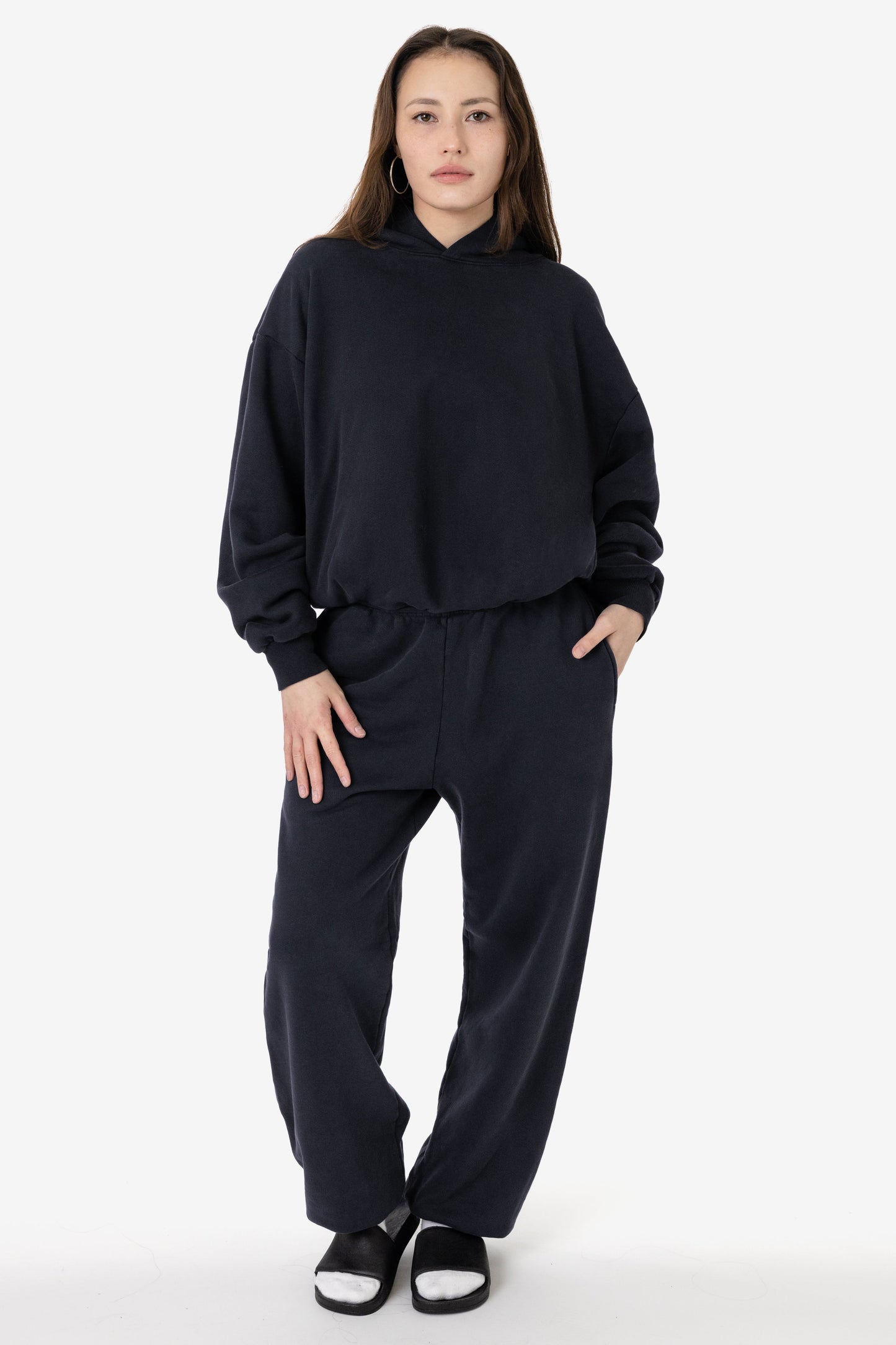 LA Apparel PLU04GD - 16oz. Garment Dye Plush Fleece Sweatpants