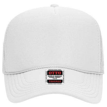 OTTO CAP 5 Panel Mid Profile Mesh Back Trucker Hat