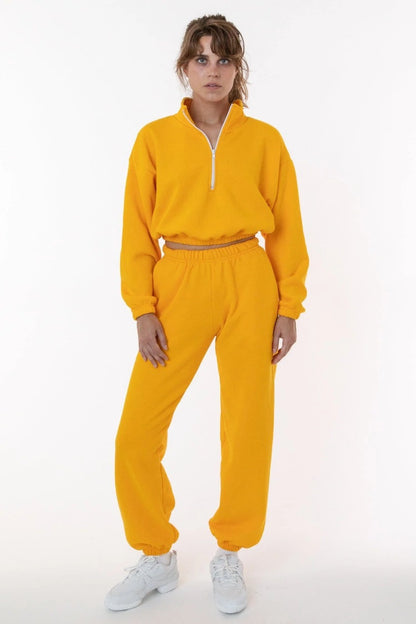LA Apparel F394 - Flex Fleece High Waist Sweatpants