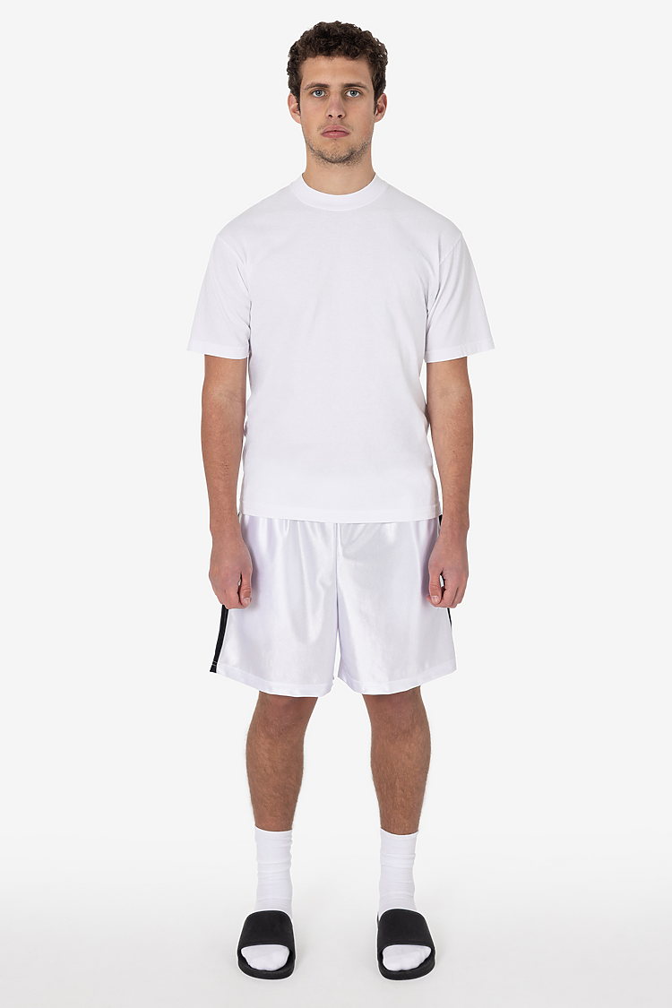 Los Angeles Apparel  HD440 HVY DAZZLE SIDE STRIPE SHORTS