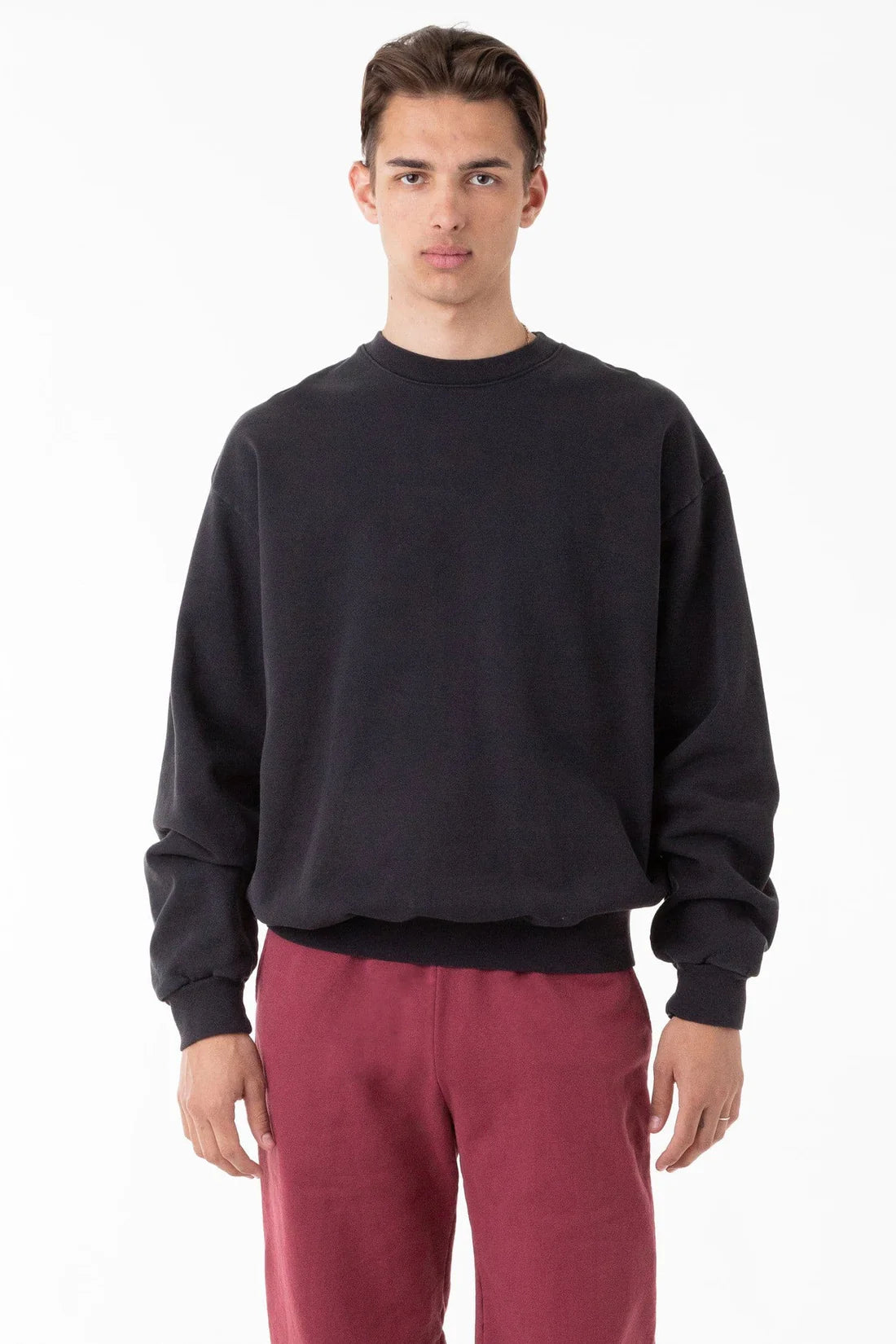 Los Angeles Apparel - HF07GD Mix - Heavy Fleece Pullover Crewneck Sweatshirt
