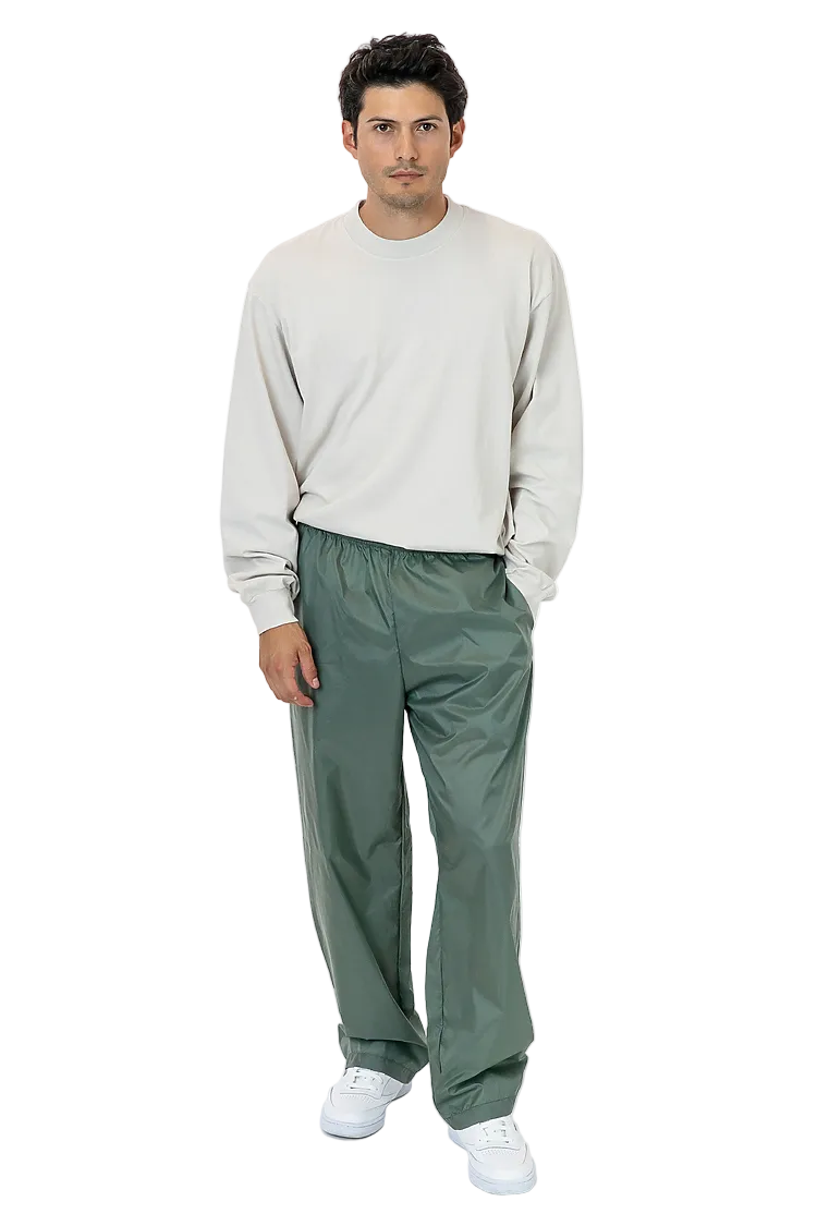 Los Angeles Apparel RNF445 Wide Leg Nylon Taffeta Pant