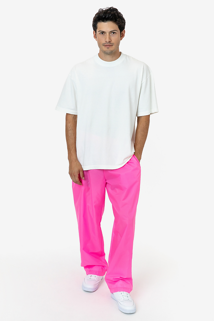 Los Angeles Apparel RNF445 Wide Leg Nylon Taffeta Pant