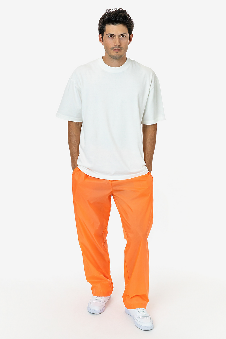 Los Angeles Apparel RNF445 Wide Leg Nylon Taffeta Pant